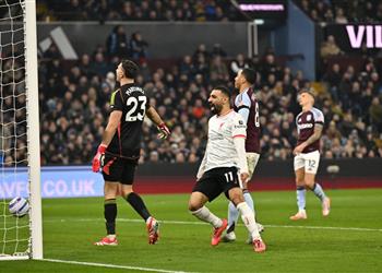 فيديو محمد صلاح يسجل هدف ليفربول الأول أمام أستون فيلا في الدوري الإنجليزي