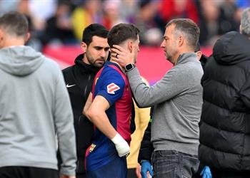 ليس لدي فكرة ما هو اليوم كواليس إصابة جافي في مباراة برشلونة وألافيس