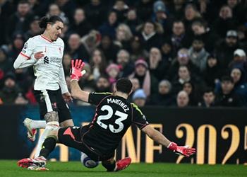 داروين نونيز يوجه رسالة إلى جماهير ليفربول بعد فرصته الضائعة أمام أستون فيلا