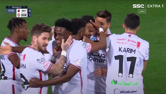اهداف مباراة الرائد والرياض 3 1 الدوري السعودي