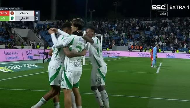 اهداف مباراة الاهلي وضمك 2 0 الدوري السعودي