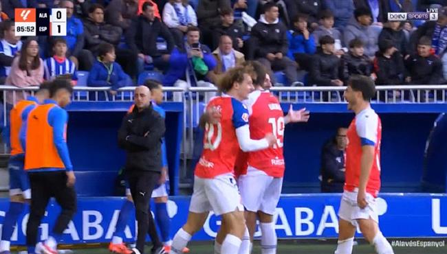 هدف فوز اسبانيول علي ديبورتيفو الافيس 1 0 الدوري الاسباني