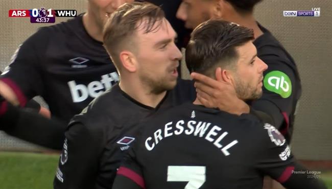 هدف فوز وست هام علي ارسنال 1 0 الدوري الانجليزي