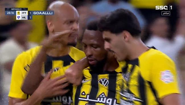 هدف تعادل الاتحاد مع الهلال 1 1 الدوري السعودي