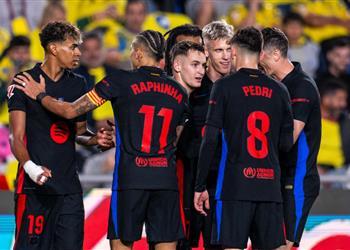 رجل مباراة برشلونة ولاس بالماس في الدوري الإسباني