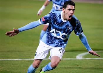 فيديو محمد حمدي يسجل هدف بيراميدز الثاني أمام طلائع الجيش