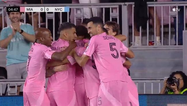 اهداف مباراة انتر ميامي ونيويورك سيتي 2 2 الدوري الامريكي