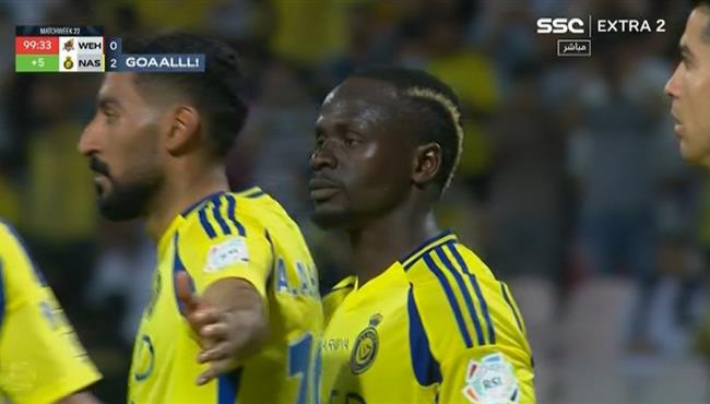 هدف ساديو ماني في مرمي الوحدة بالدوري السعودي