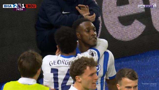 اهداف مباراة برايتون وبورنموث 2 1 الدوري الانجليزي