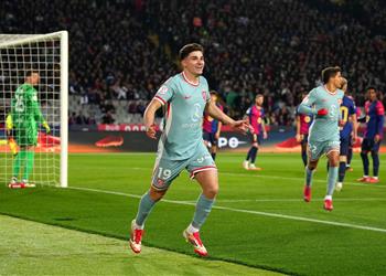 ألفاريز برشلونة أحد أفضل الفرق في أوروبا والمباراة كانت متكافئة