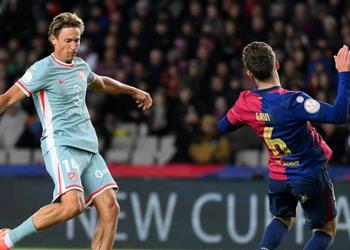 لاعب أتلتيكو مدريد بعد التعادل مع برشلونة كان من الصعب إيقافهم