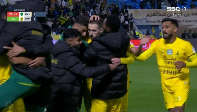 اهداف مباراة الاتحاد والخليج 1 1 الدوري السعودي