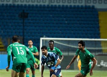 إيمانويل أبيه ي سجل هدف الاتحاد السكندري الأول أمام بيراميدز