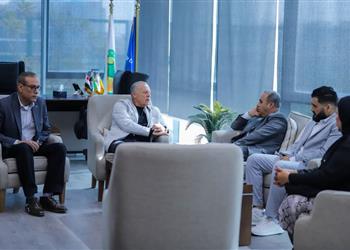 هاني أبو ريدة يستقبل رئيس الاتحاد الليبي لتعزيز سبل التعاون بين الاتحادين