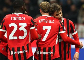 ميلان يقسو على روما بثلاثية ويتأهل لنصف نهائي كأس إيطاليا وجواو فيليكس يسجل