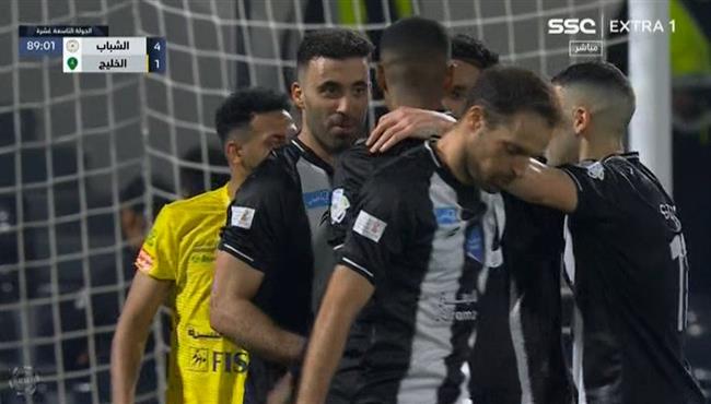 اهداف مباراة الخليج والشباب 5 1 الدوري السعودي