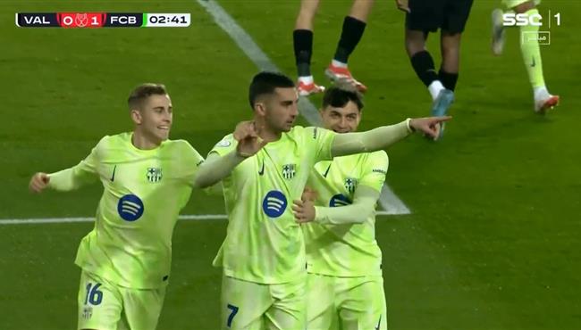 هدف فيران توريس الاول في مرمي فالنسيا بكأس ملك إسبانيا