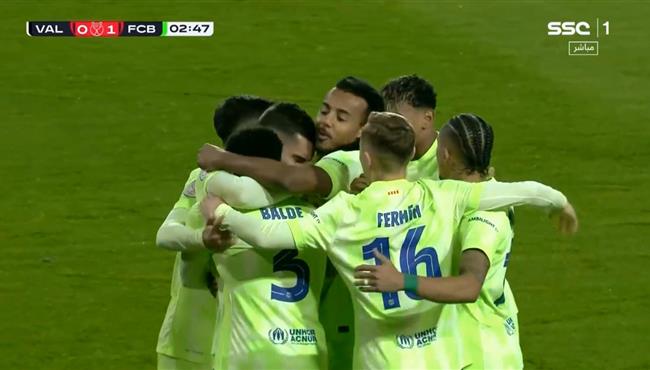 اهداف مباراة برشلونة وفالنسيا 5 0 كأس ملك إسبانيا