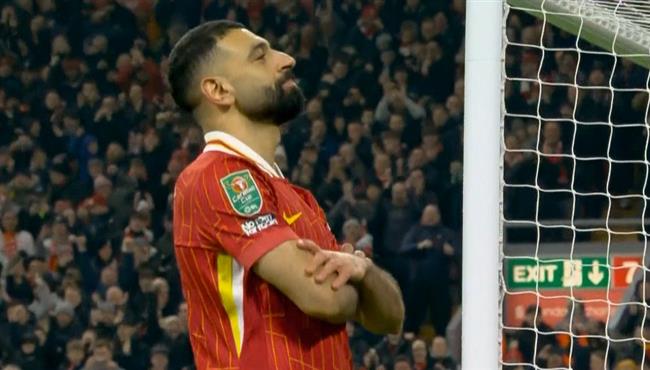 هدف محمد صلاح في مرمي توتنهام بكأس رابطة الدوري الإنجليزي