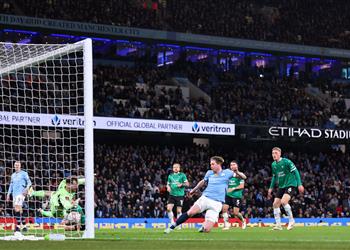 فيديو أمام أنظار مرموش دي بروين يقود مانشستر سيتي لتخطي بليموث العنيد في كأس الاتحاد الإنجليزي