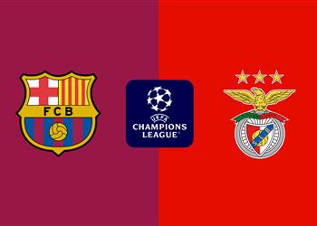 موعد والقناة الناقلة لمباراة برشلونة وبنفيكا اليوم في دوري أبطال أوروبا والمعلق