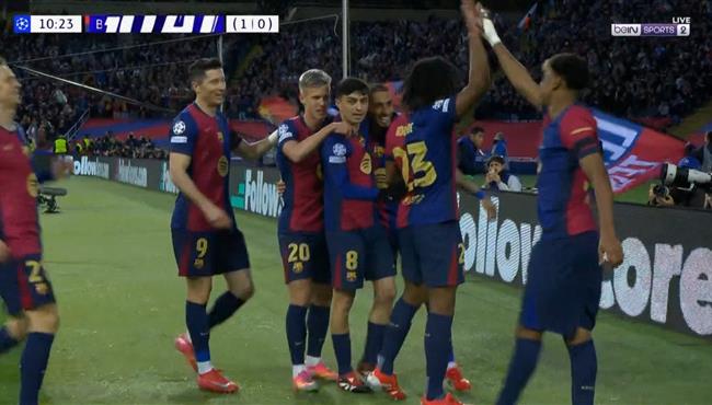 اهداف مباراة برشلونة وبنفيكا 3 1 دوري ابطال اوروبا