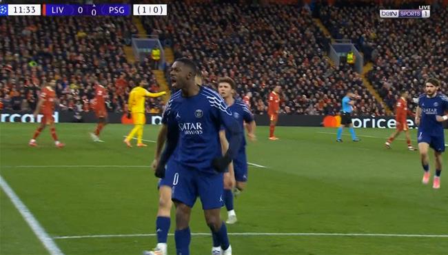 هدف عثمان ديمبلي في مرمي ليفربول بدوري ابطال اوروبا