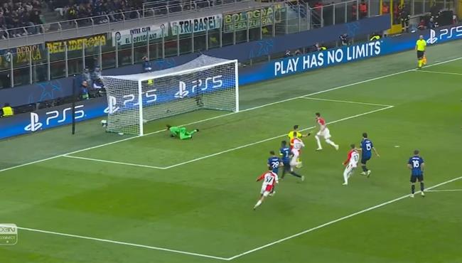 هدف تعادل فينورد مع انتر ميلان 1 1 دوري ابطال اوروبا