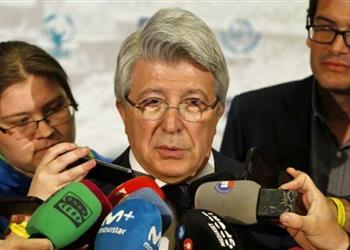 رئيس أتلتيكو مدريد نريد مشاركة مبابي أمامنا لمصلحة الجميع