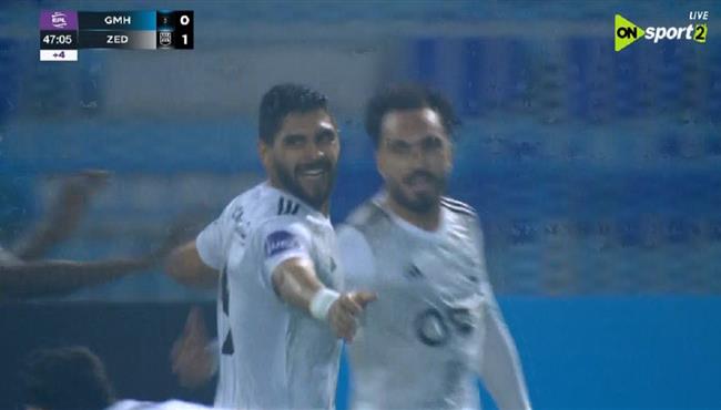 هدف شادي حسين الثاني في مرمي غزل المحلة بالدوري المصري