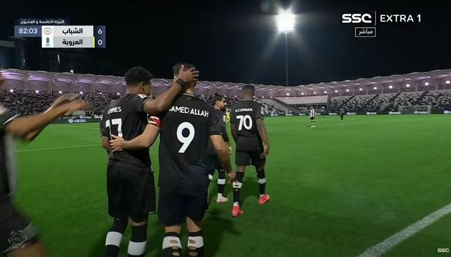 اهداف مباراة الشباب والعروبة 6 0 الدوري السعودي