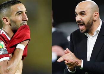 وليد الركراكي يوضح سبب استبعاد حكيم زياش من قائمة منتخب المغرب وشرط عودته