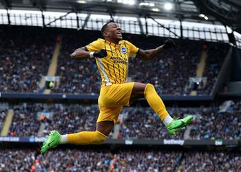 إستوبينان يسجل هدف تعادل برايتون أمام مانشستر سيتي بطريقة رائعة فيديو