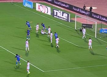 ميدو يسجل هدف تعادل سموحة أمام الزمالك فيديو