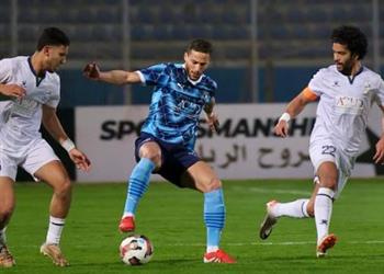 أحمد العجوز يسجل هدف تعادل إنبي أمام بيراميدز فيديو