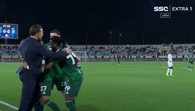 اهداف مباراة الاهلي والاخدود 1 2 الدوري السعودي
