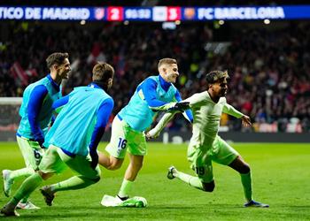 رجل مباراة برشلونة وأتلتيكو مدريد في الدوري الإسباني