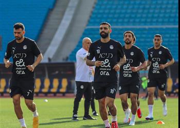 صور منتخب مصر يخوض مرانه الأخير مكتمل العدد ورسائل من أشرف صبحي وأبو ريدة قبل مواجهة إثيوبيا