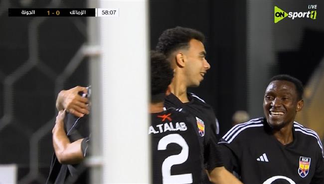 هدف الجونة الاول في مرمي الزمالك بكأس الرابطة المصرية