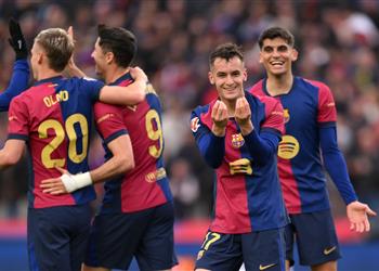 فيديو برشلونة يكتسح ريال سوسيداد برباعية نظيفة وينفرد بصدارة الدوري الإسباني