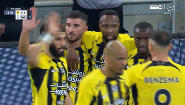 هدف حسام عوار في مرمي الاخدود بالدوري السعودي