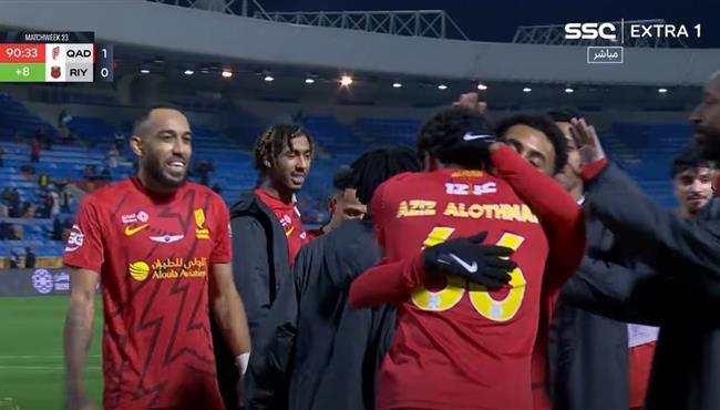 هدف فوز القادسية القاتل علي الرياض 1 0 الدوري السعودي