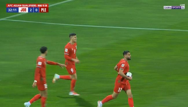 ملخص واهداف مباراة الاردن وفلسطين 3 1 تصفيات كأس العالم