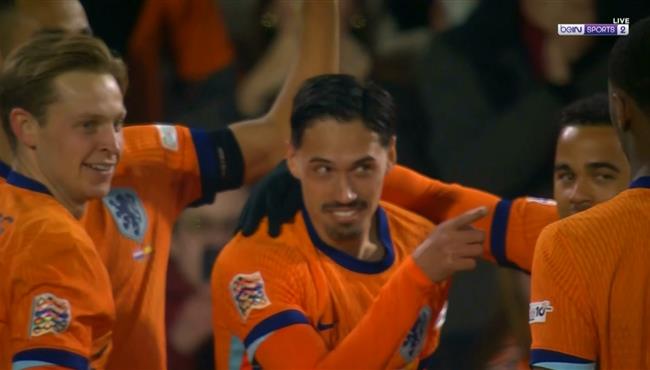 هدف هولندا الثاني في مرمي اسبانيا بدوري الامم الاوروبيه