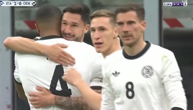 هدف المانيا الاول في مرمي ايطاليا بدوري الامم الاوروبية