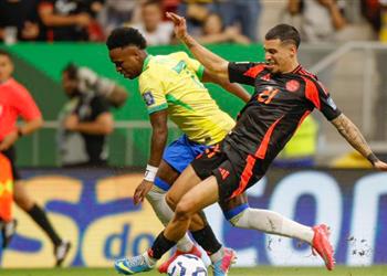 فينيسيوس ينتزع فوز ا قاتلا لـ البرازيل أمام كولومبيا في تصفيات كأس العالم 2026 فيديو