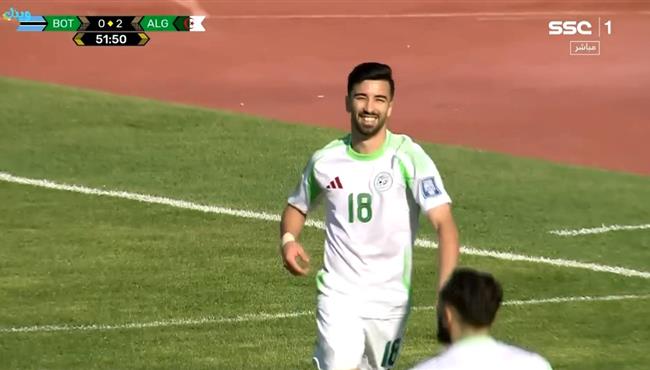 هدف محمد عمورة الاول في مرمي بوتسوانا بتصفيات كأس العالم