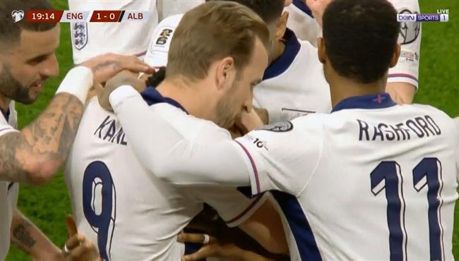 اهداف مباراة انجلترا والبانيا 2 0 تصفيات كأس العالم