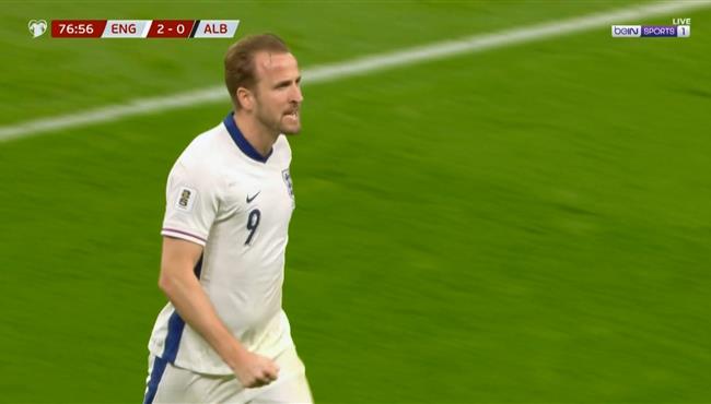 هدف هاري كين في مرمي البانيا بتصفيات كأس العالم