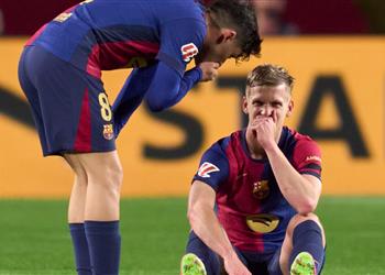 رسمي ا برشلونة يعلن إصابة داني أولمو ومدة غيابه